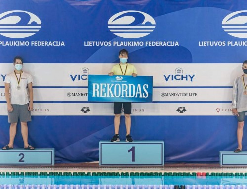 Šaunus alytiškio pasirodymas Lietuvos jaunučių plaukimo čempionate